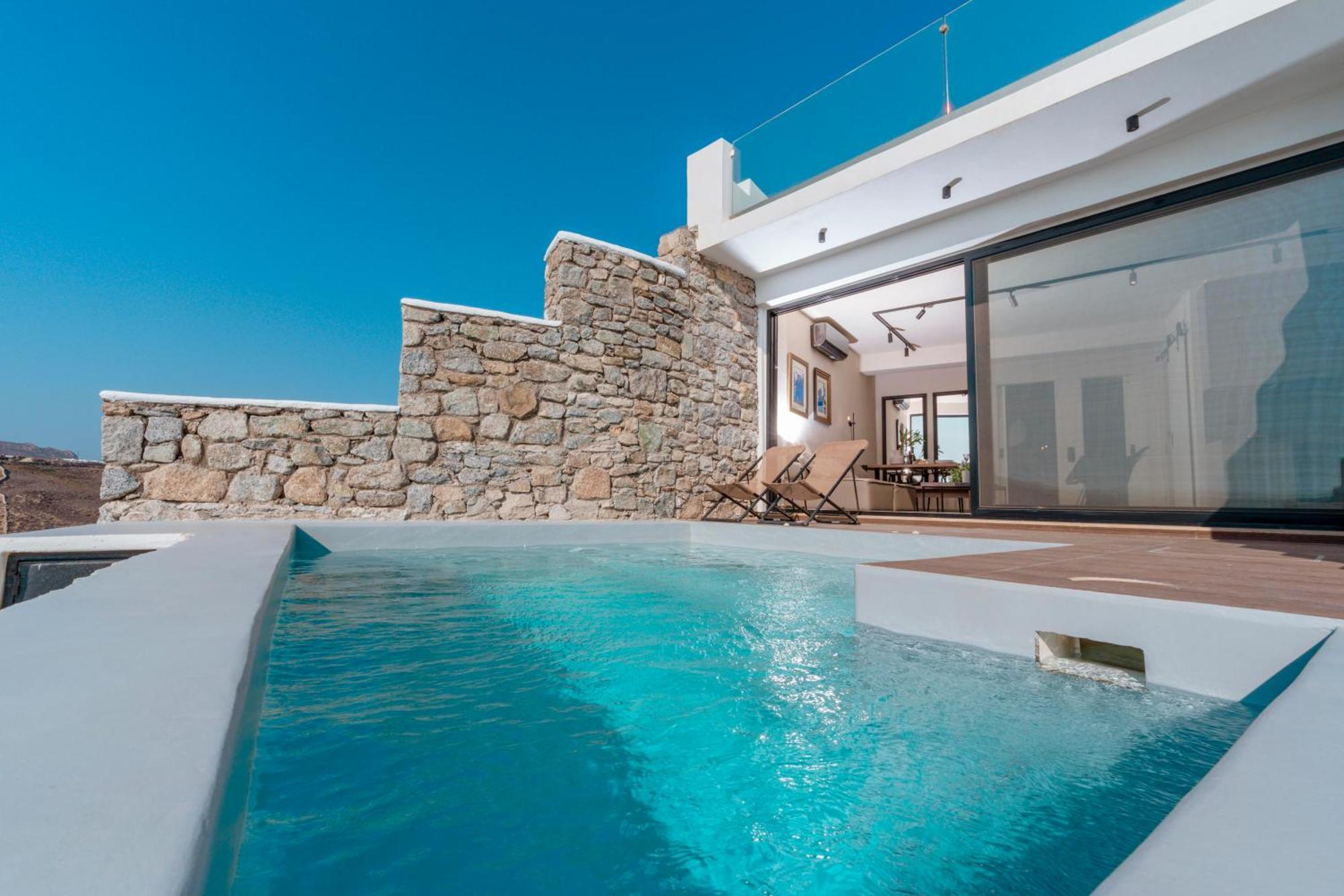 Luxury House With Private Pool At Elia Ferienhaus *