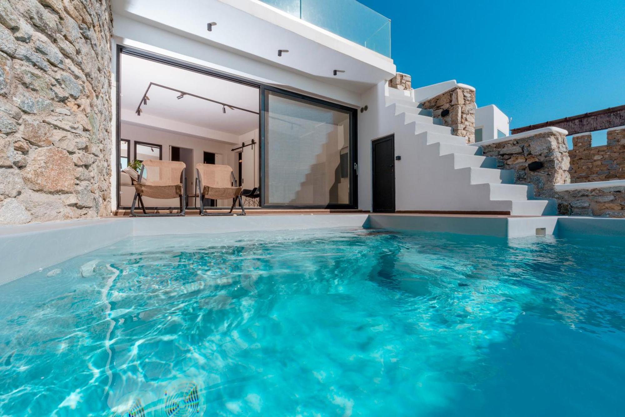 Luxury House With Private Pool At Elia Ferienhaus *